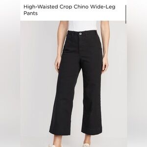 Old Navy High Waisted Crop Chinos